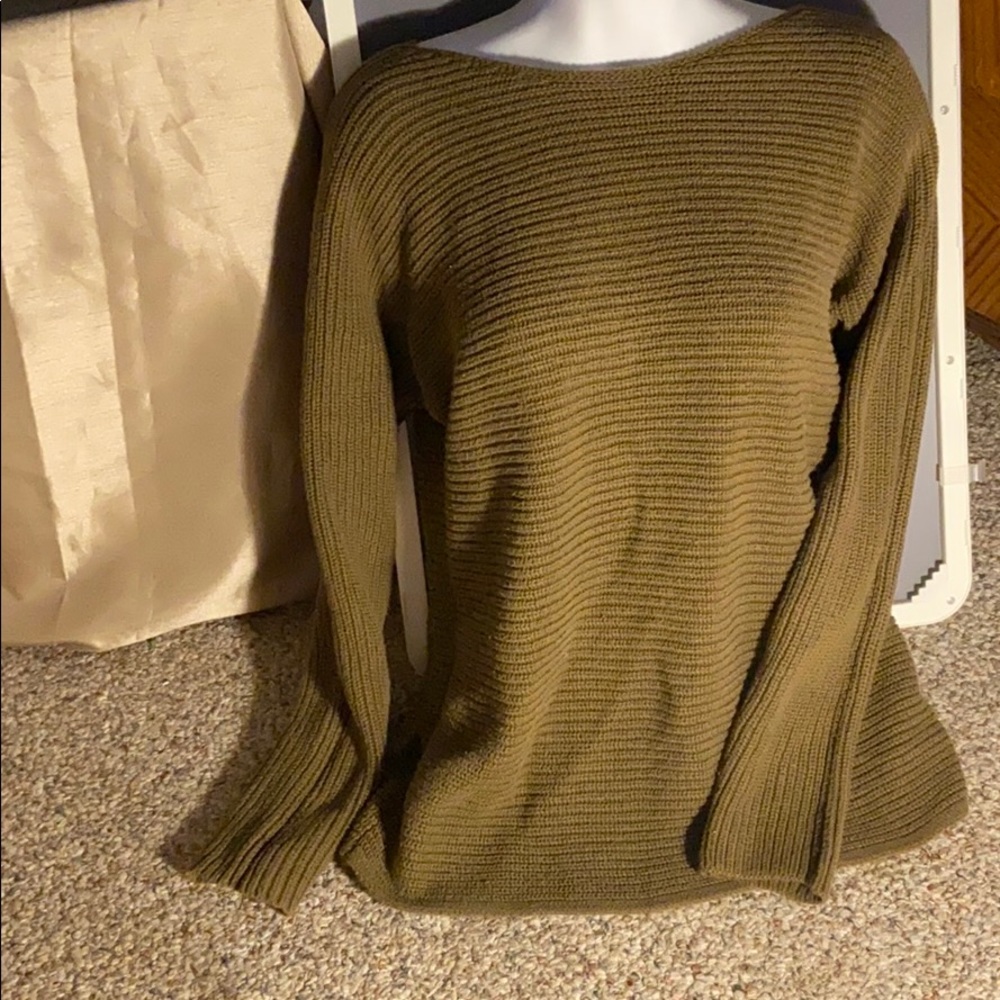 Old Navy Sweater- olive green, so cozy